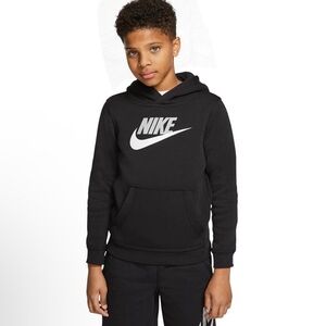 Nike Kids Black pullover Hoodie